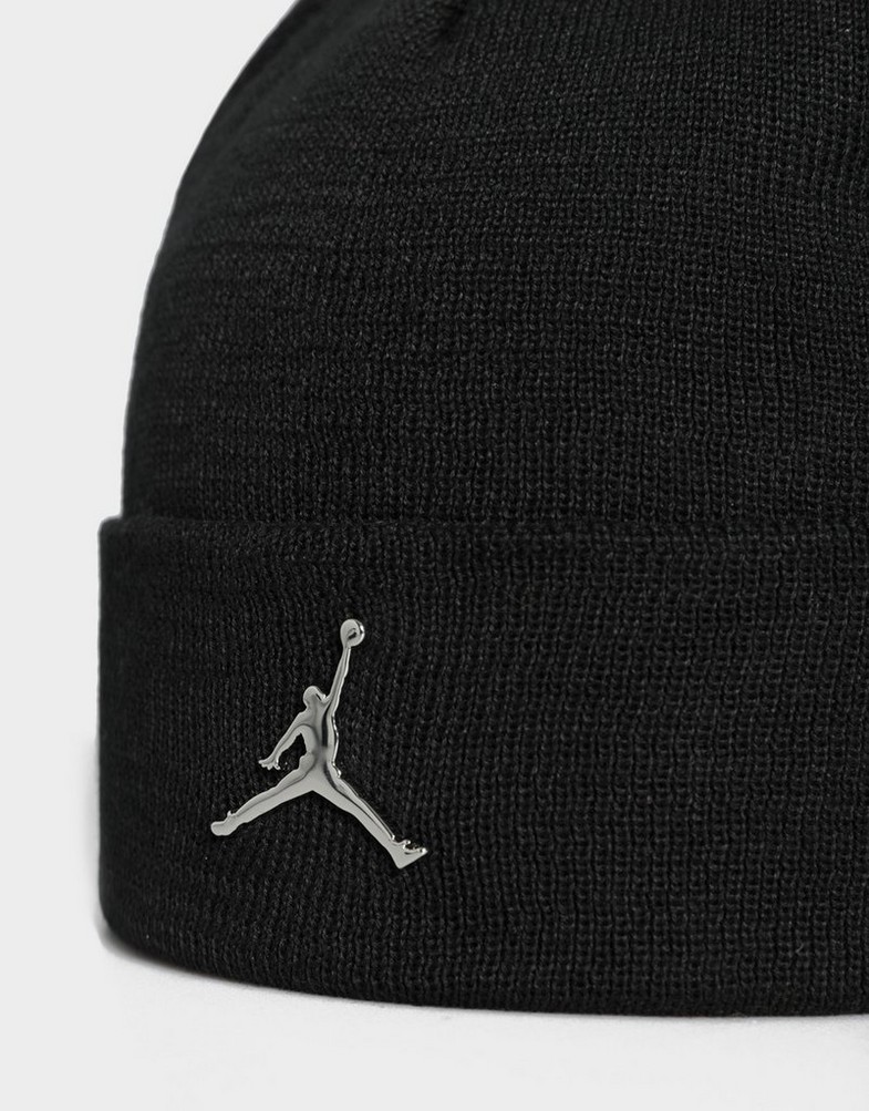 Жіночі зимові шапки JORDAN КЕПКА BEANIE CUFFED 9A0063-023 Чорний