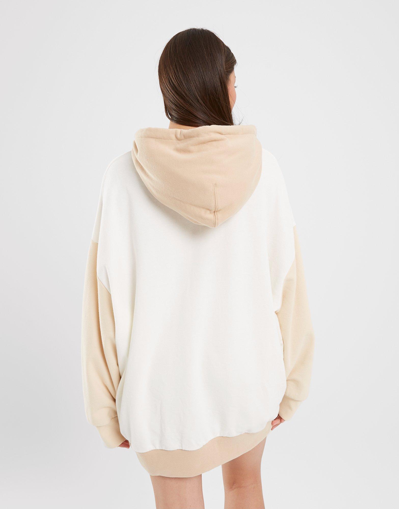 Дамска блуза LEVI'S СУИТЧЪР С КАЧУЛКА CBLK OH HD BGE/BRN A08010045 Бял