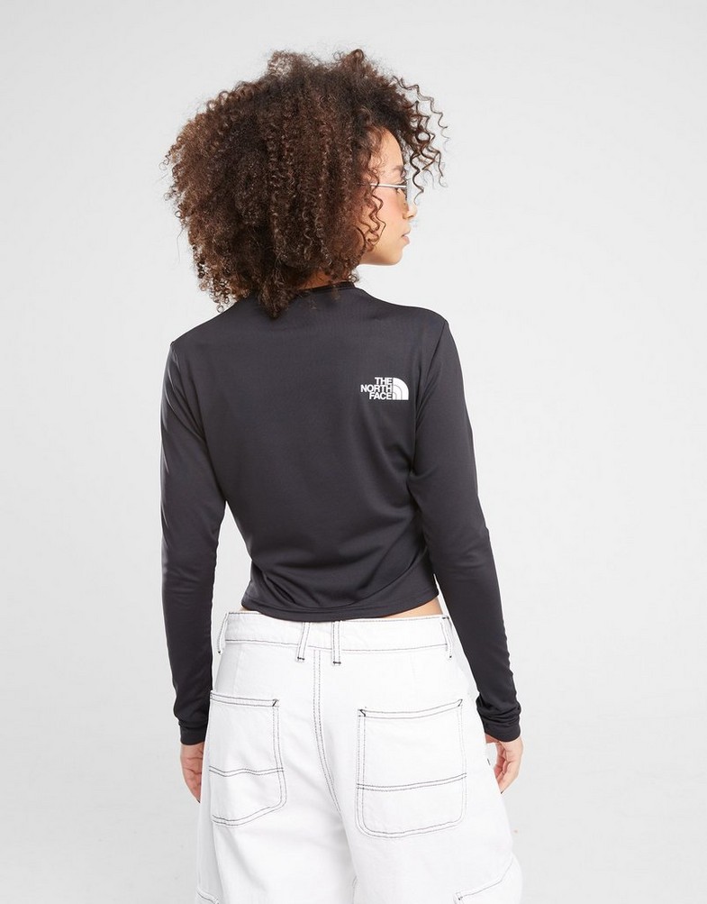 Жіночі футболки THE NORTH FACE ФУТБОЛКА DOME SLIM LS  A86MQJK3 Чорний