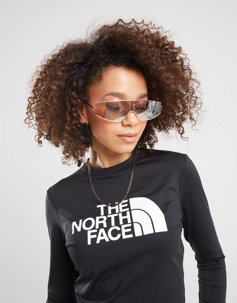 Жіночі футболки THE NORTH FACE ФУТБОЛКА DOME SLIM LS  A86MQJK3 Чорний