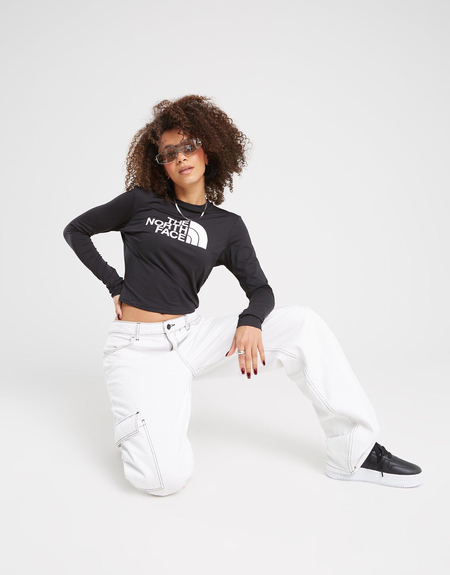 ■THE NORTH FACE■ White Label Women's Dome Platform BLACK N THE NORTH FACE T SHIRT DOME SLIM LS A86MQJK3 | kolor Czarny