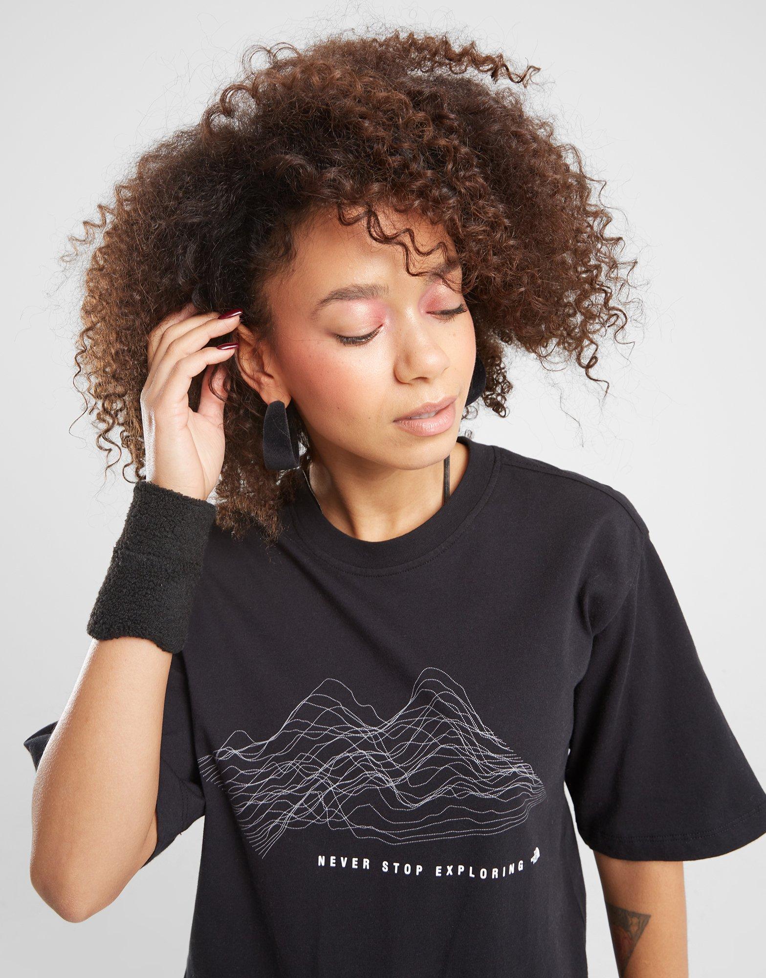 Дамска тениска THE NORTH FACE ТЕНИСКА MTN WAVES  A86MRJK3 Черен