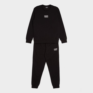 Pánska tepláková súprava EMPORIO ARMANI 7 SÚPRAVA CBN CRW SUIT BLK SPLITTER