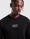 EMPORIO ARMANI 7 KOMPLET CBN CRW SUIT BLK SPLITTER
