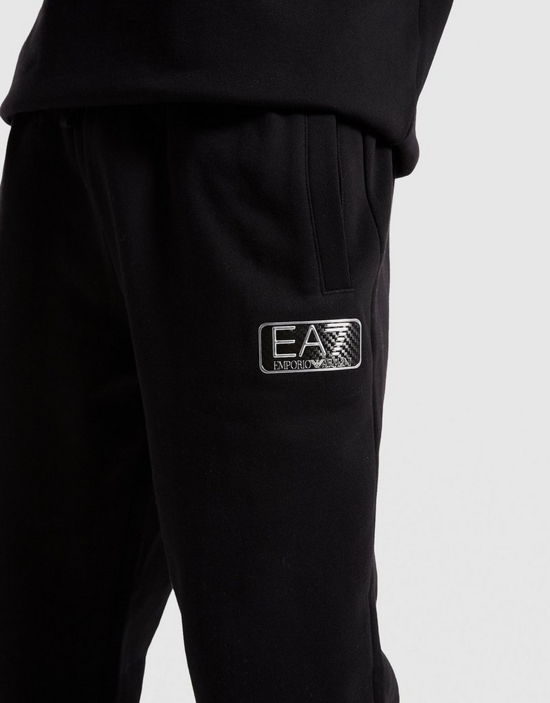 Komplet dresowy męski EMPORIO ARMANI 7 KOMPLET CBN CRW SUIT BLK SPLITTER AF103777M001758UC001 Czarny