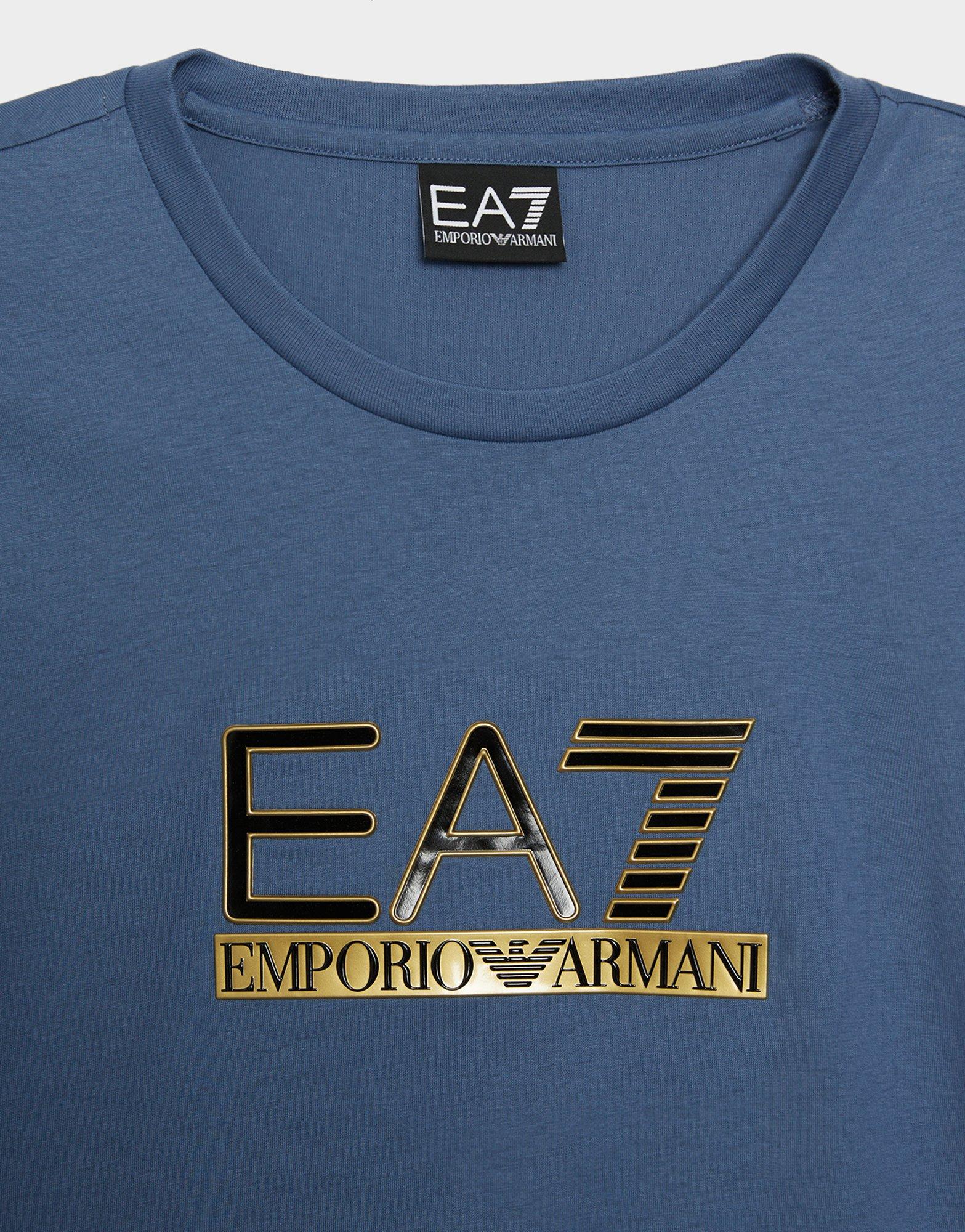 Pánske tričko EMPORIO ARMANI 7 TRIČKO GRAPHIC AF125037M001985UB064 Modrá