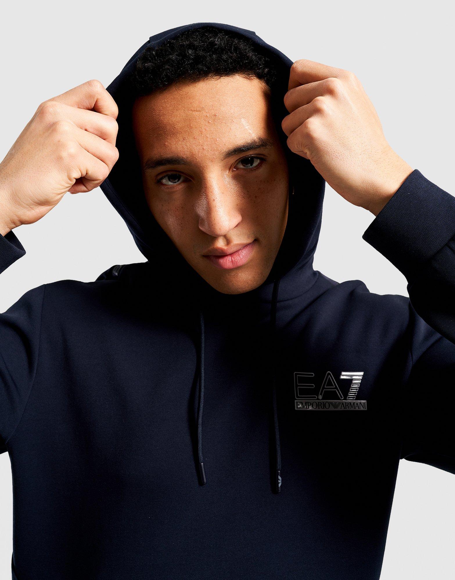 Emporio Armani 7 Mikina S Kapucňou Tape