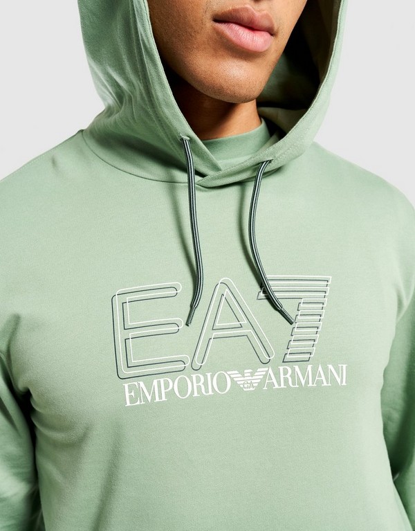 Emporio Armani 7 Bluza Z Kapturem Train Visibility - obrazek 3