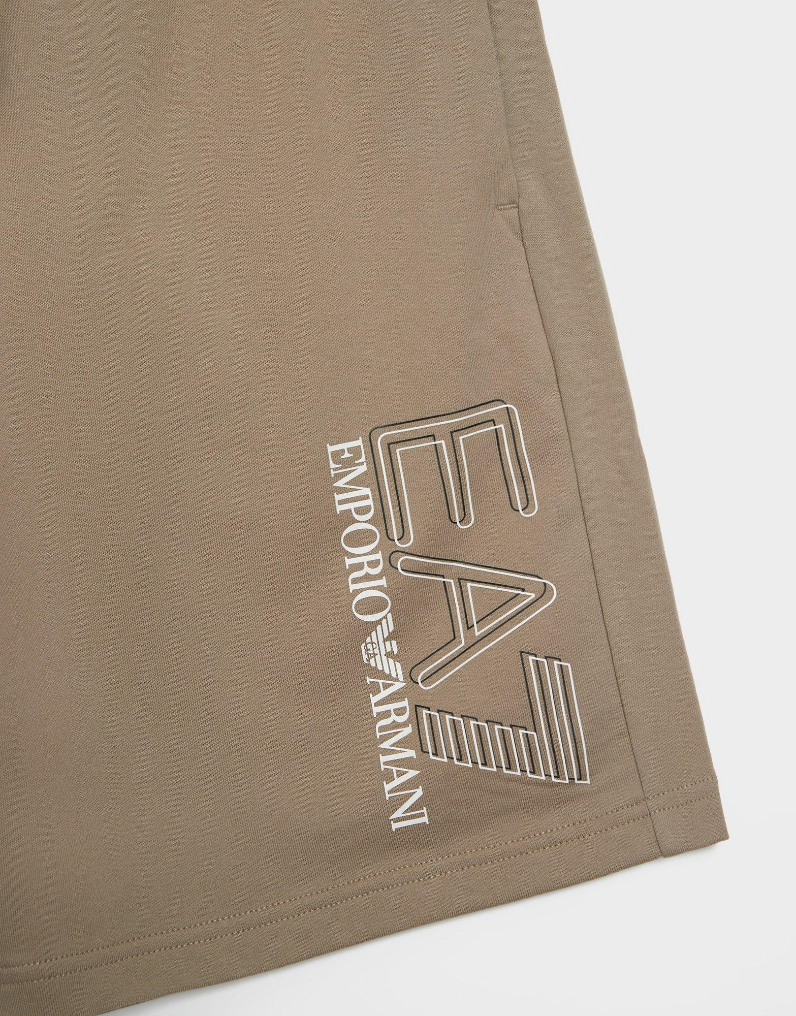 Pánske šortky EMPORIO ARMANI 7 ŠORTKY  TRAIN VISIBILITY AF135127M001315U6167 Béžová