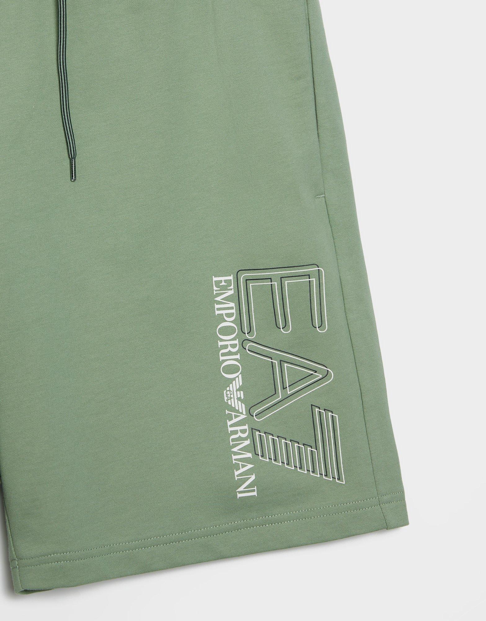 Pánske šortky EMPORIO ARMANI 7 ŠORTKY  TRAIN VISIBILITY AF135127M001315U7243 Zelená