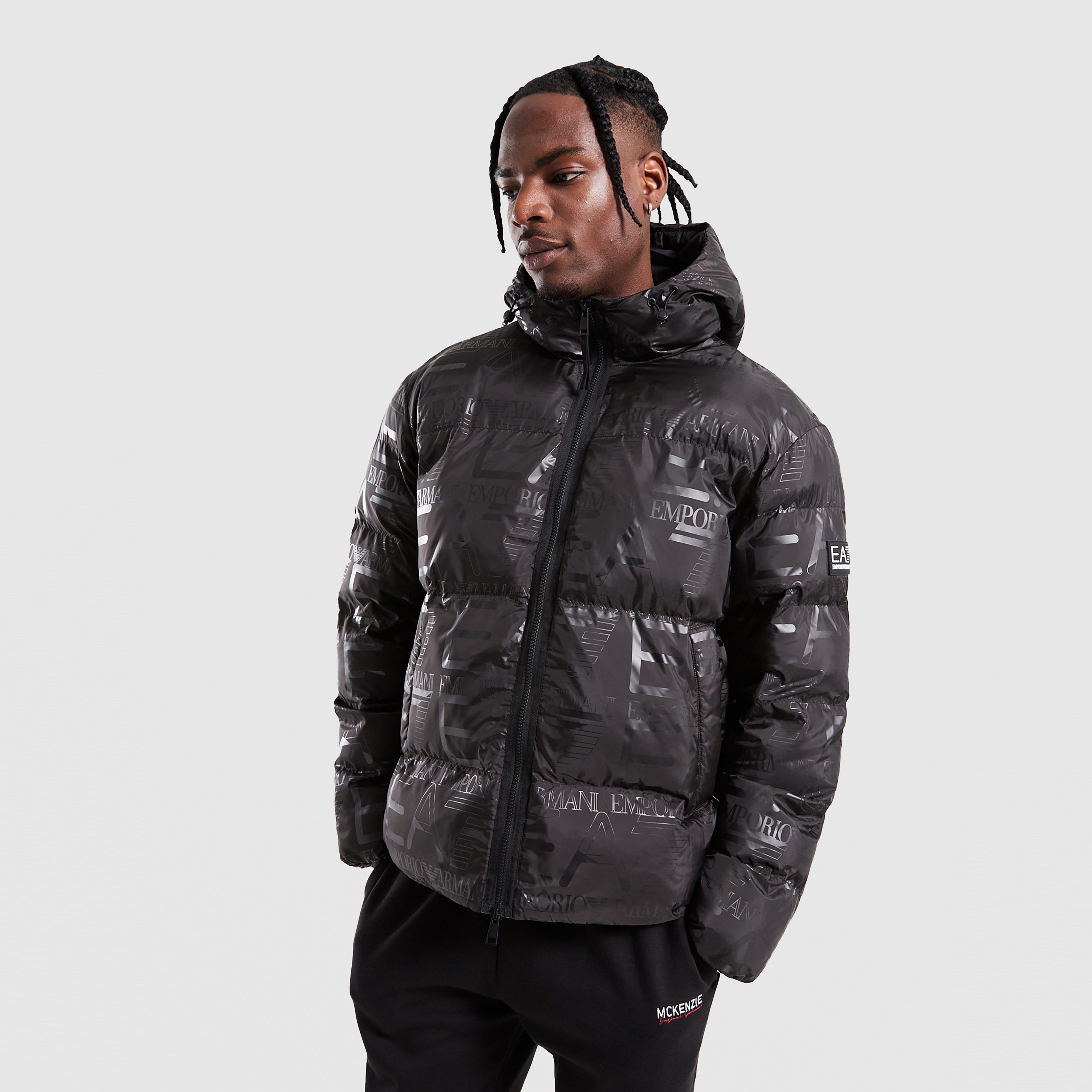 Мъжко яке EMPORIO ARMANI 7 ЯКЕ ЗИМНО AOP PADDED JKT BLK