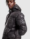 EMPORIO ARMANI 7 KURTKA ZIMOWA AOP PADDED JKT BLK