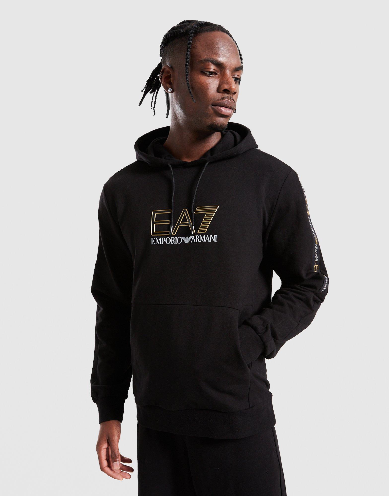 Emporio Armani 7 Bluza Z Kapturem Tape Oh Hd Blk