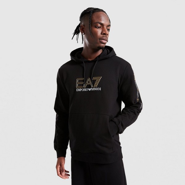 EMPORIO ARMANI 7 BLUZA Z KAPTUREM TAPE OH HD BLK