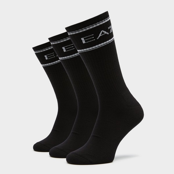 EMPORIO ARMANI ВИСОКІ ШКАРПЕТКИ   TRAIN SOCKS U 3 PACK