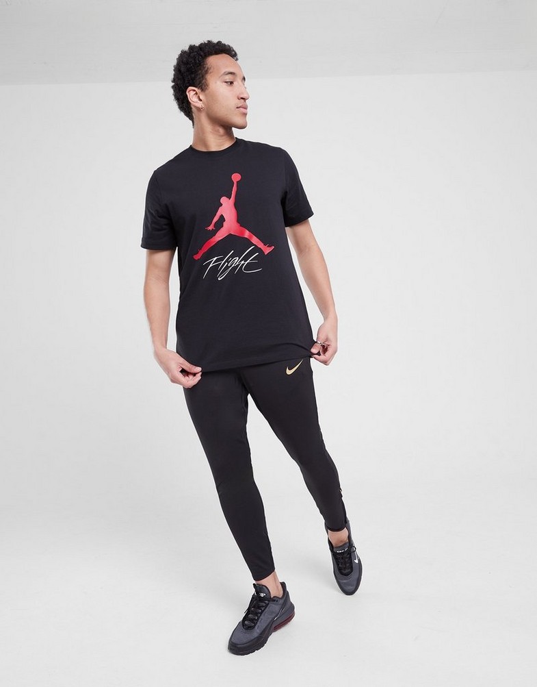 Tricou pentru bărbați JORDAN TRICOU SS JUMPMAN FLIGHT HBR TEE AO0664-010 Negru