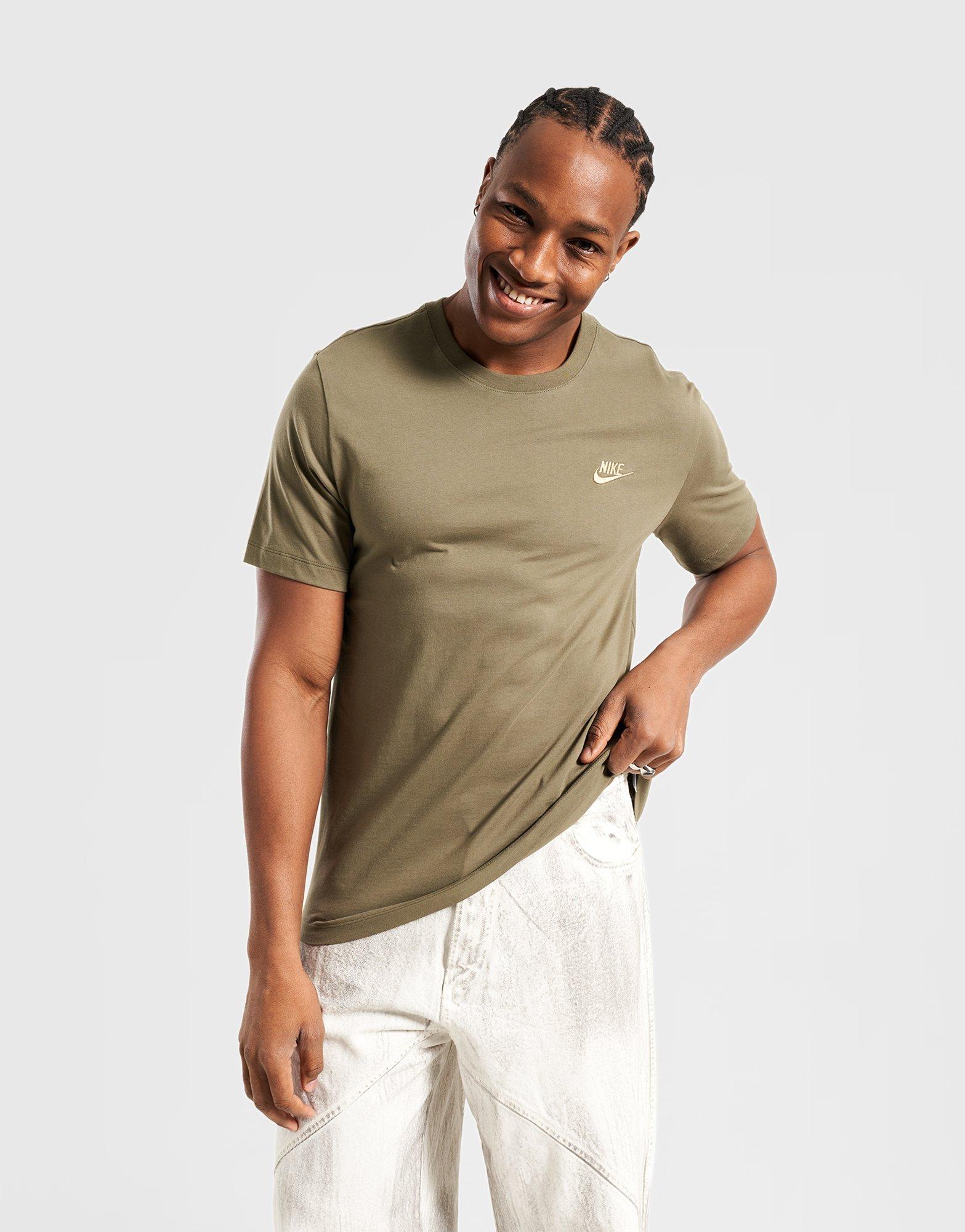 Чоловічі футболки NIKE ФУТБОЛКА M NSW CLUB TEE AR4997-225 Зелений