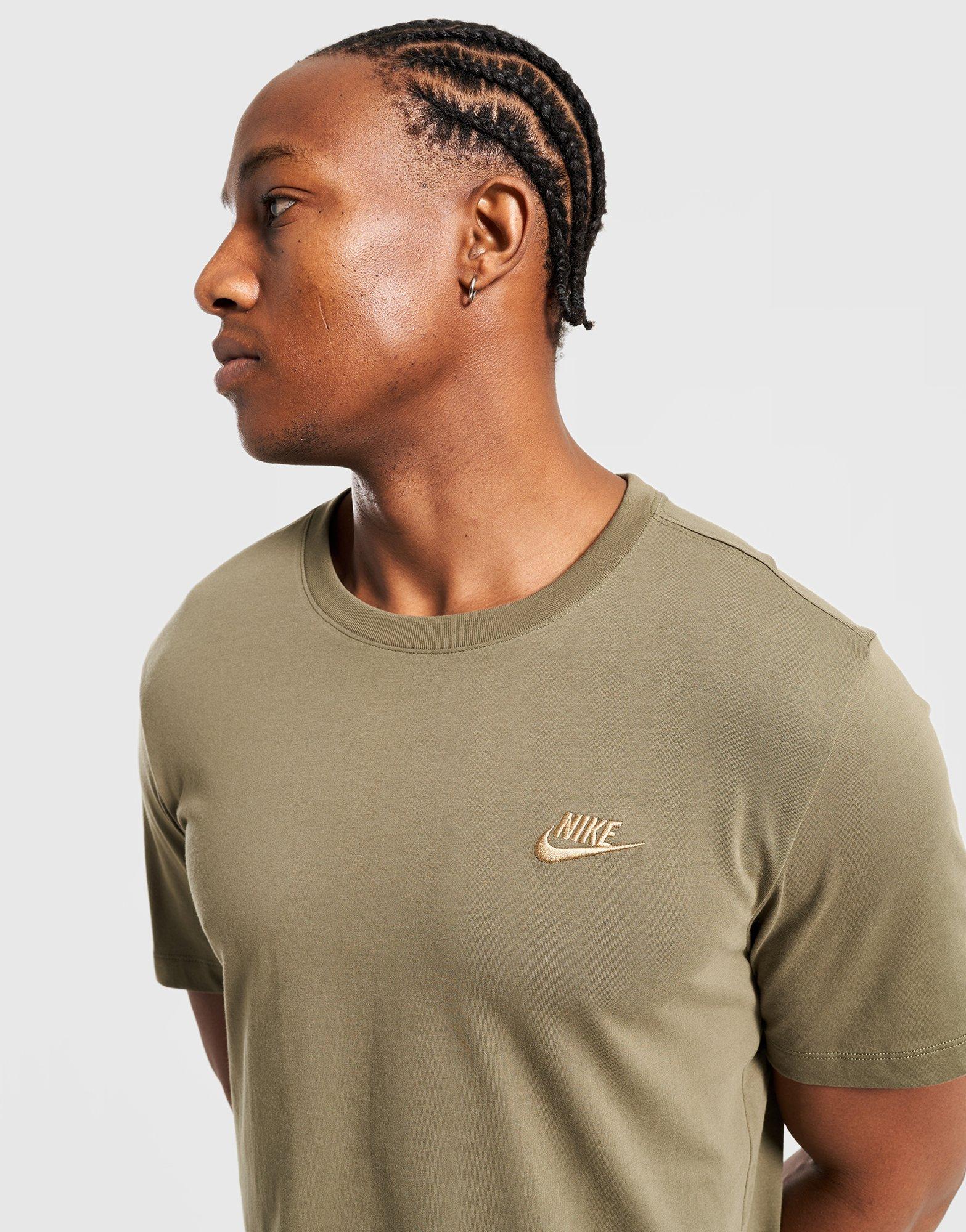 Чоловічі футболки NIKE ФУТБОЛКА M NSW CLUB TEE AR4997-225 Зелений