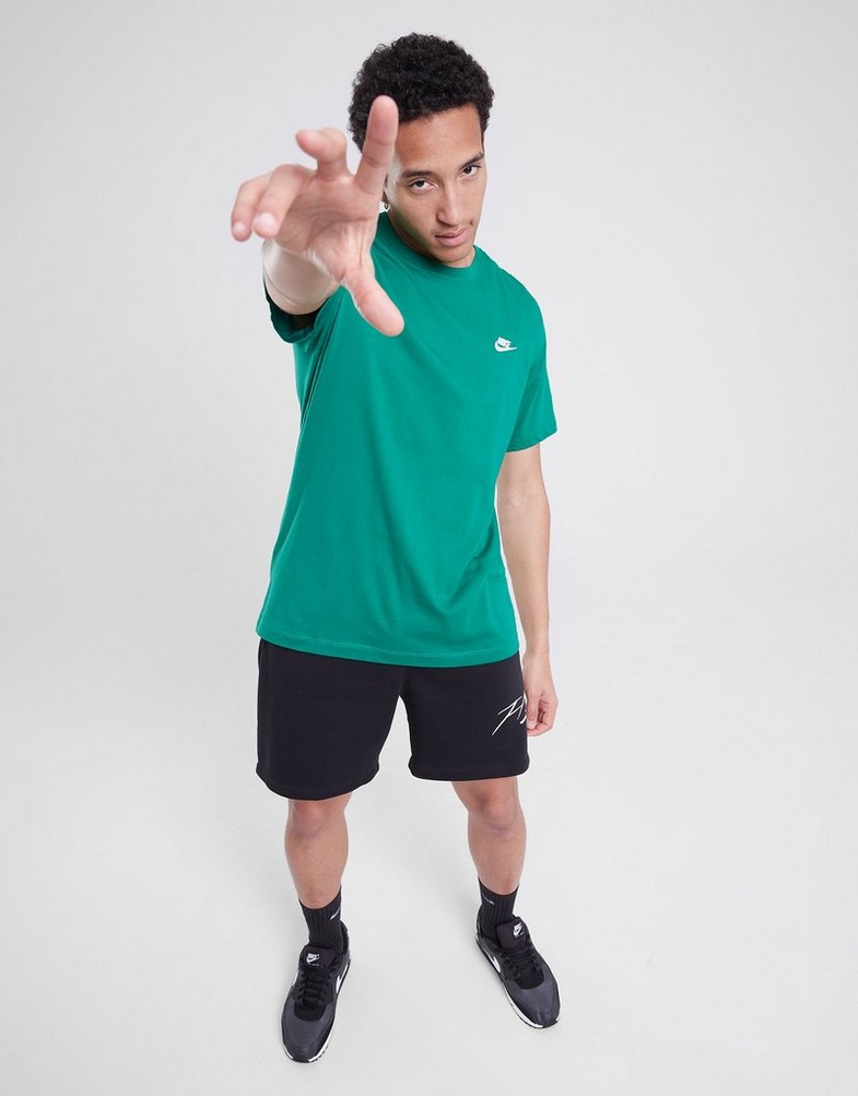 Vyriški marškiniai NIKE MARŠKINĖLIAI SPORTSWEAR CLUB AR4997-365 Žalia