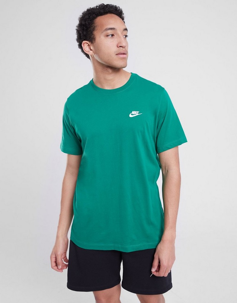 Vyriški marškiniai NIKE MARŠKINĖLIAI SPORTSWEAR CLUB AR4997-365 Žalia