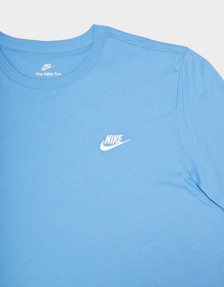 Koszulka, t-shirt męski NIKE T-SHIRT NIKE SPORTSWEAR CLUB AR4997-412 Niebieski