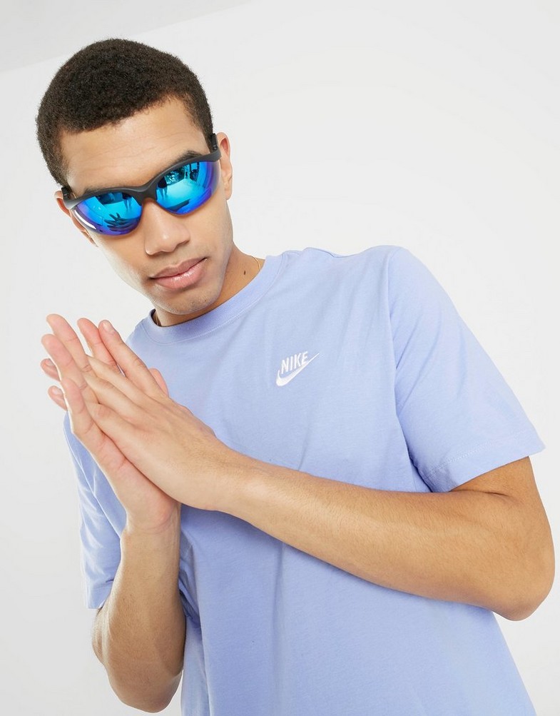 Koszulka, t-shirt męski NIKE T-SHIRT SPORTSWEAR CLUB AR4997-570 Fioletowy