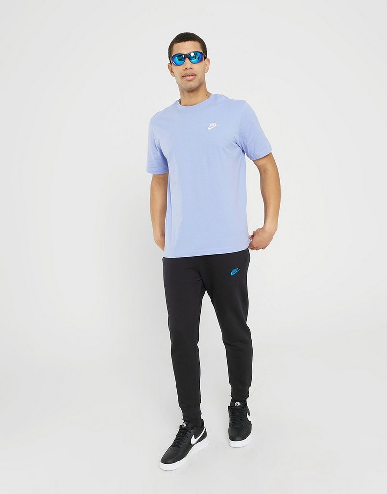 Koszulka, t-shirt męski NIKE T-SHIRT SPORTSWEAR CLUB AR4997-570 Fioletowy