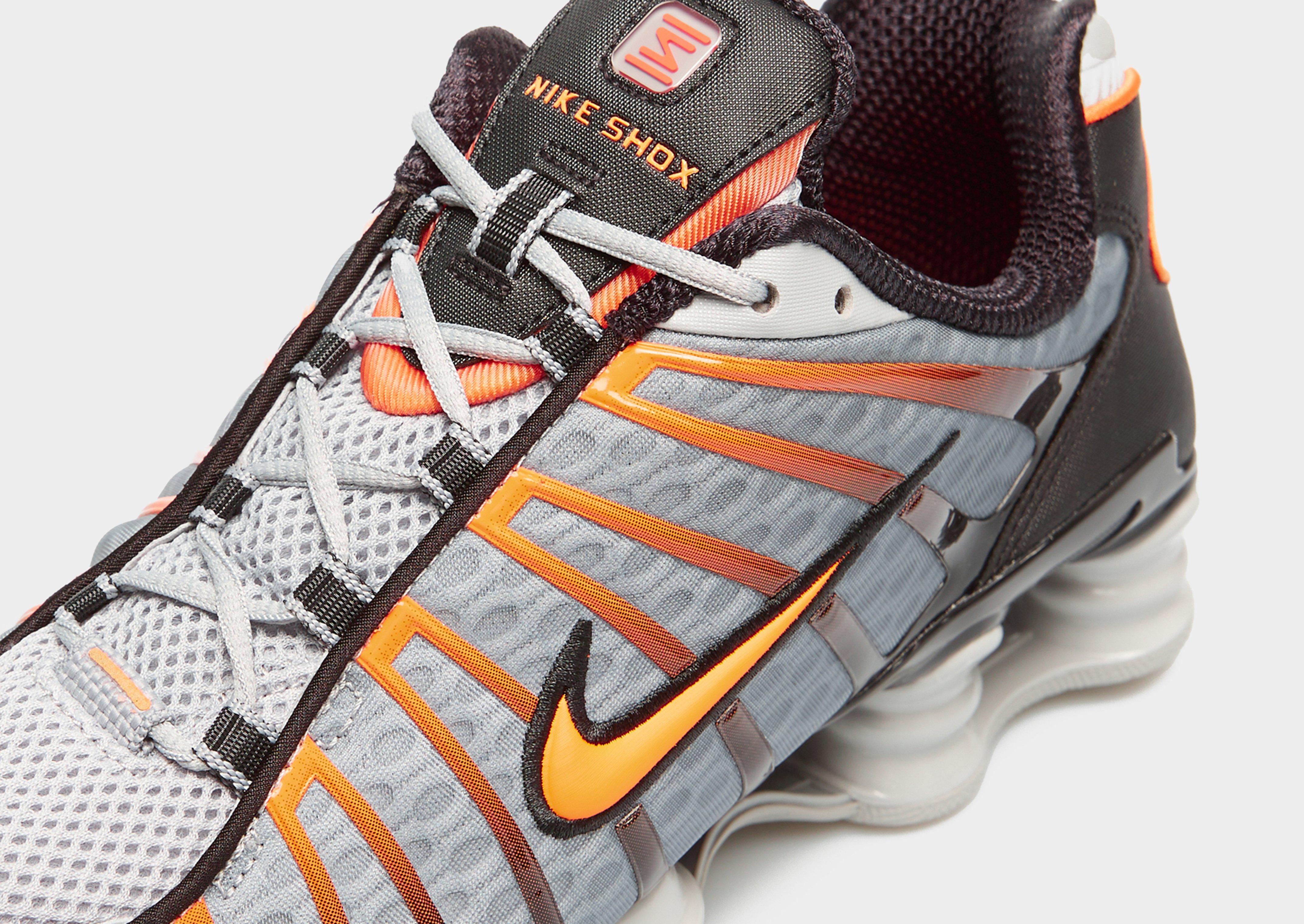 Buty sneakersy męskie NIKE SHOX TL AV3595-011 Szary