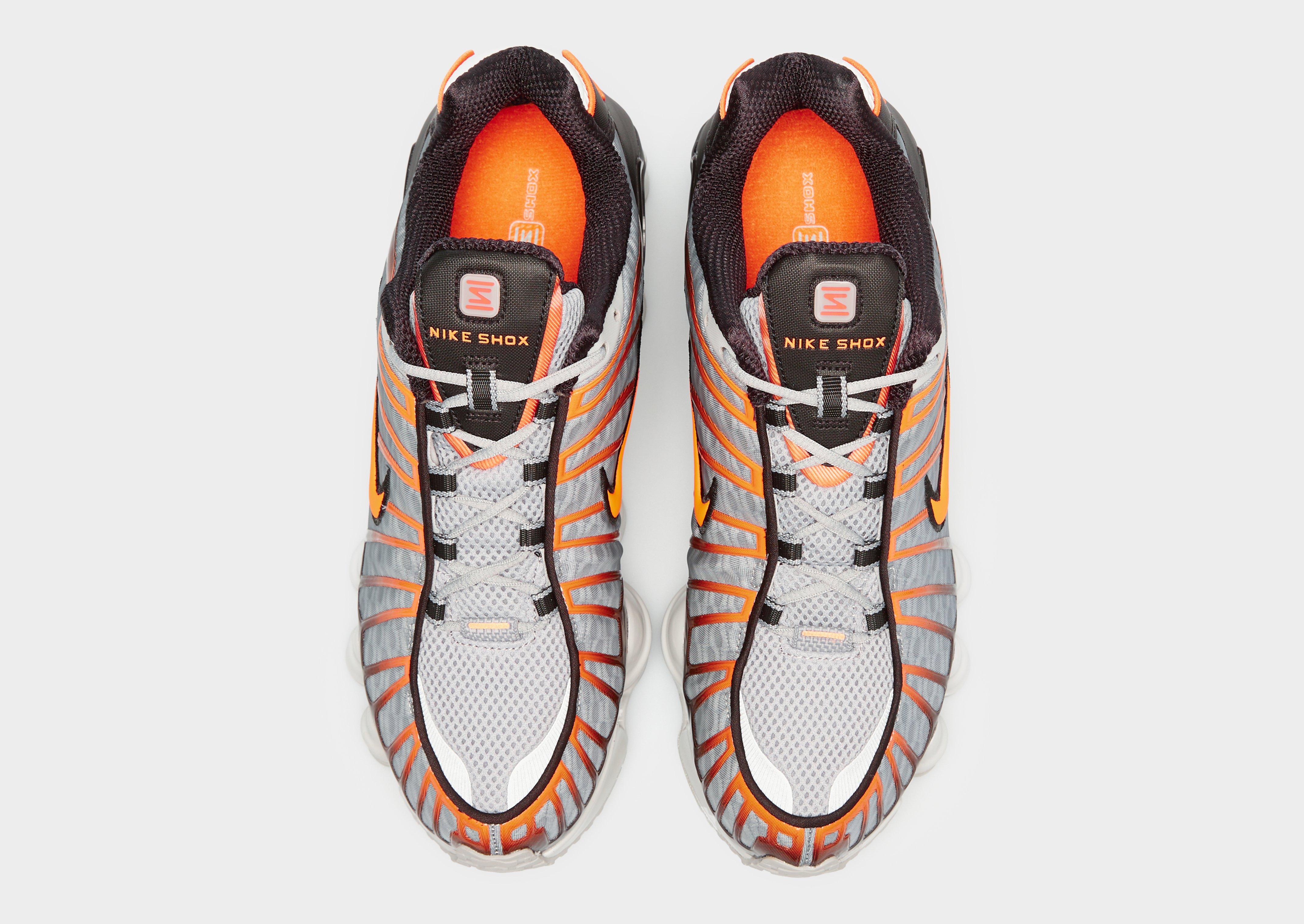 Buty sneakersy męskie NIKE SHOX TL AV3595-011 Szary