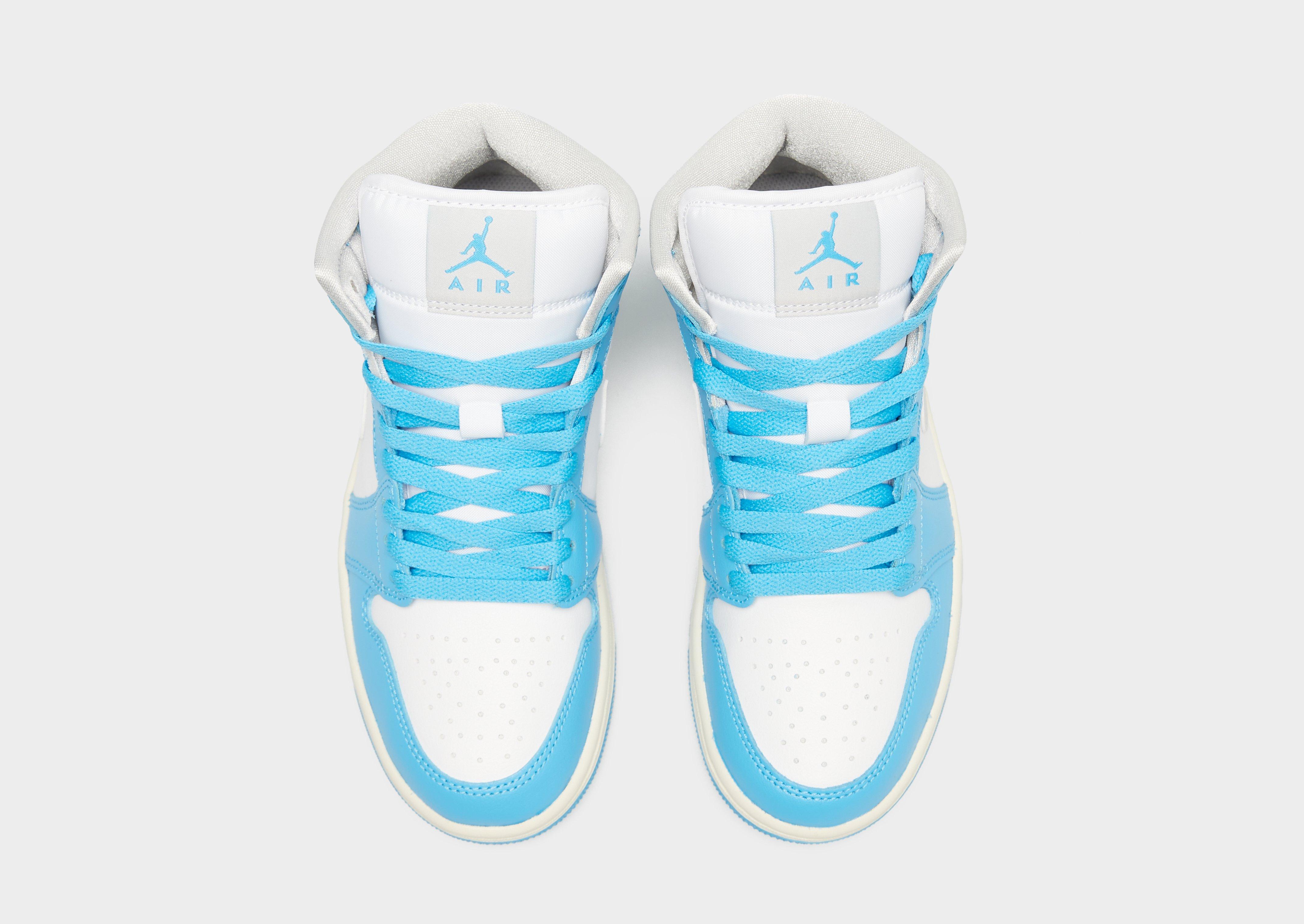 Жіночі кросівки JORDAN AIR JORDAN 1 MID BQ6472-400 Блакитний