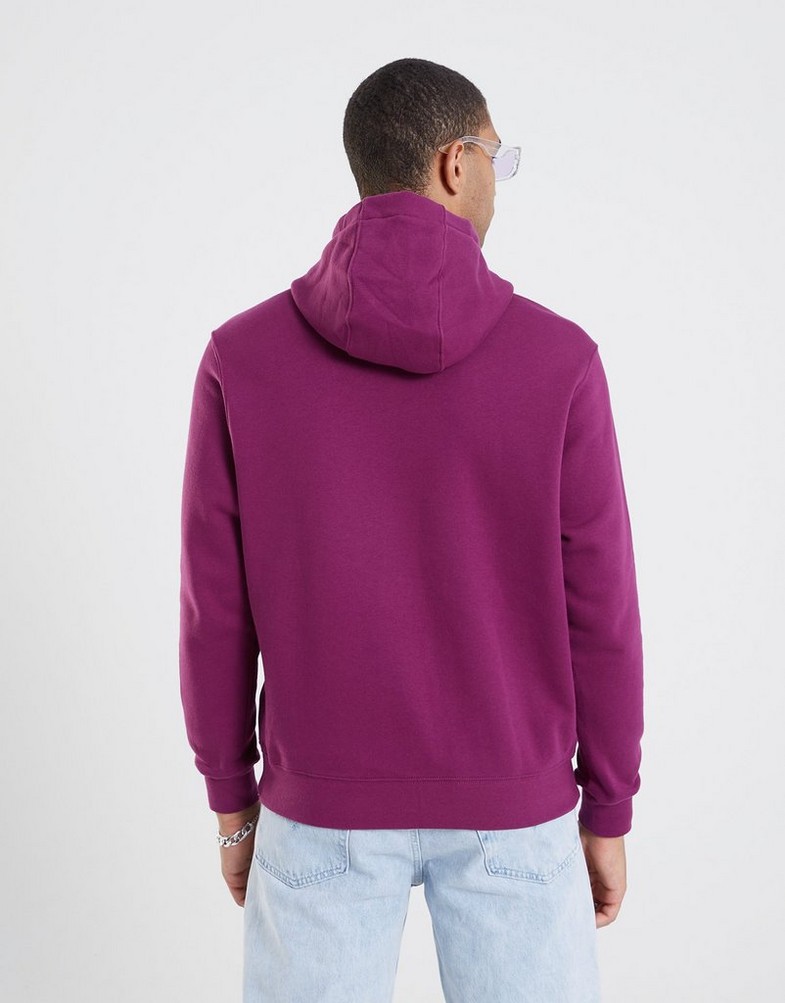 Bluza męska NIKE BLUZA Z KAPTUREM NIKE SPORTSWEAR CLUB FLEECE BV2654-610 Fioletowy