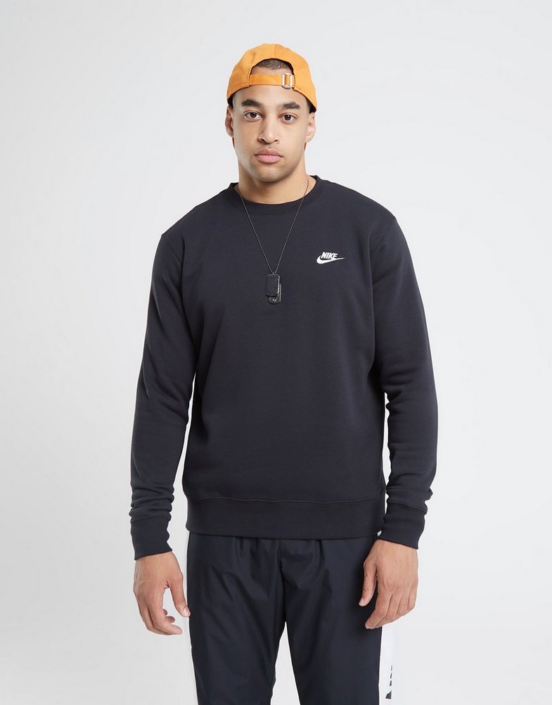 Чоловічі кофти NIKE КОФТА SPORTSWEAR CLUB FLEECE BV2662-010 Чорний