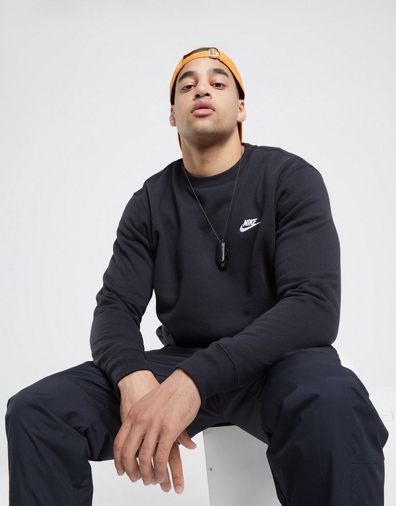 Чоловічі кофти NIKE КОФТА SPORTSWEAR CLUB FLEECE BV2662-010 Чорний