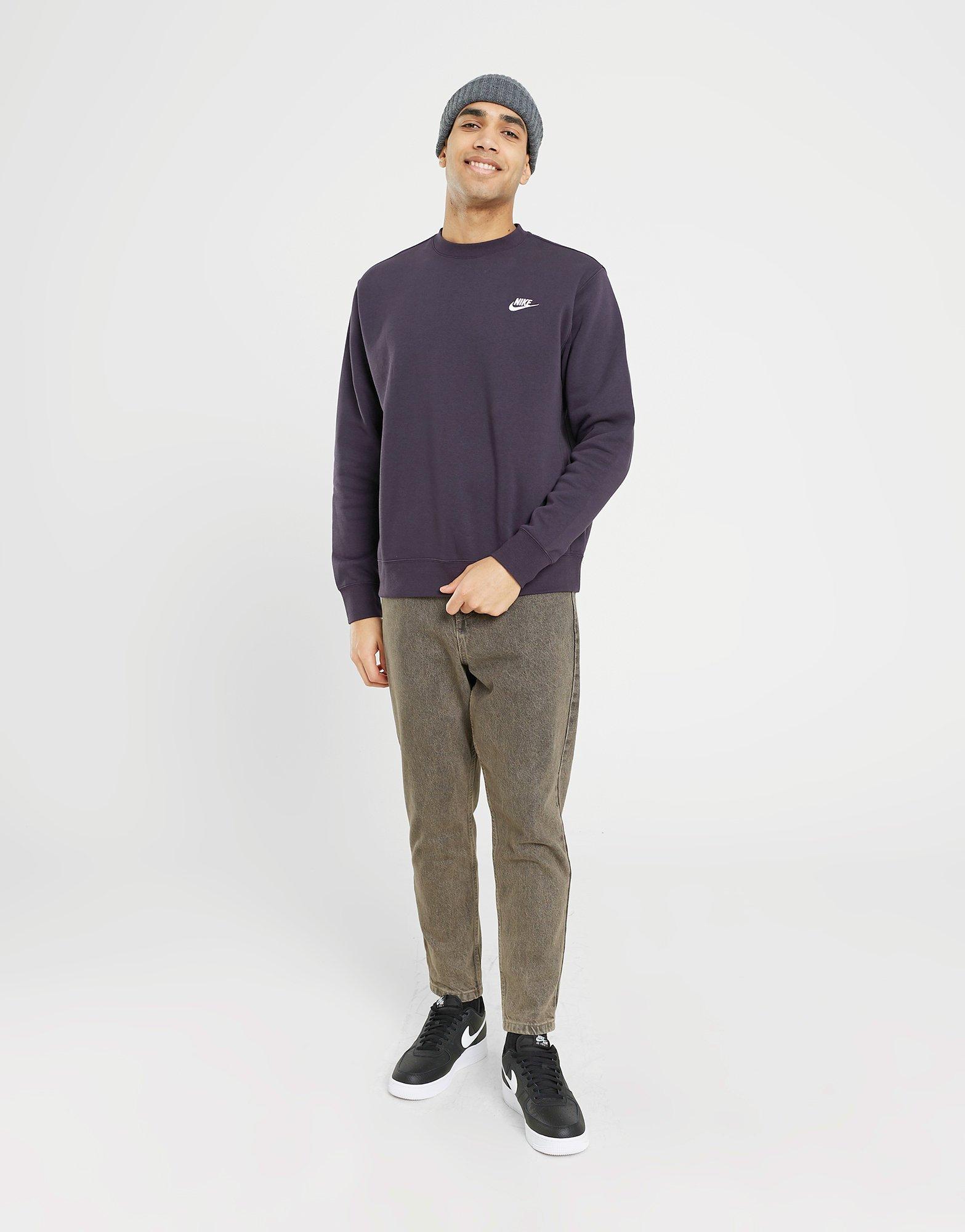 Мъжка блуза NIKE СУИТЧЪР SPORTSWEAR CLUB FLEECE BV2662-540 Лилав