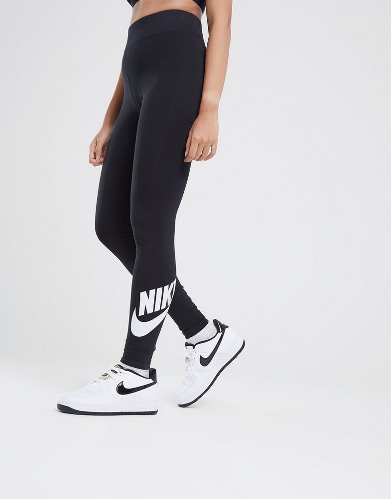Legginsy damskie NIKE LEGGINGS W NSW LEGASEE LGNG HW FUTURA CJ2297-011 Czarny