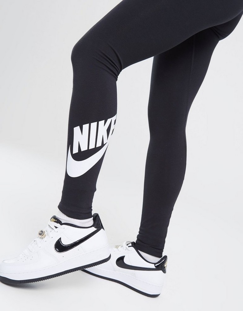 Legginsy damskie NIKE LEGGINGS W NSW LEGASEE LGNG HW FUTURA CJ2297-011 Czarny