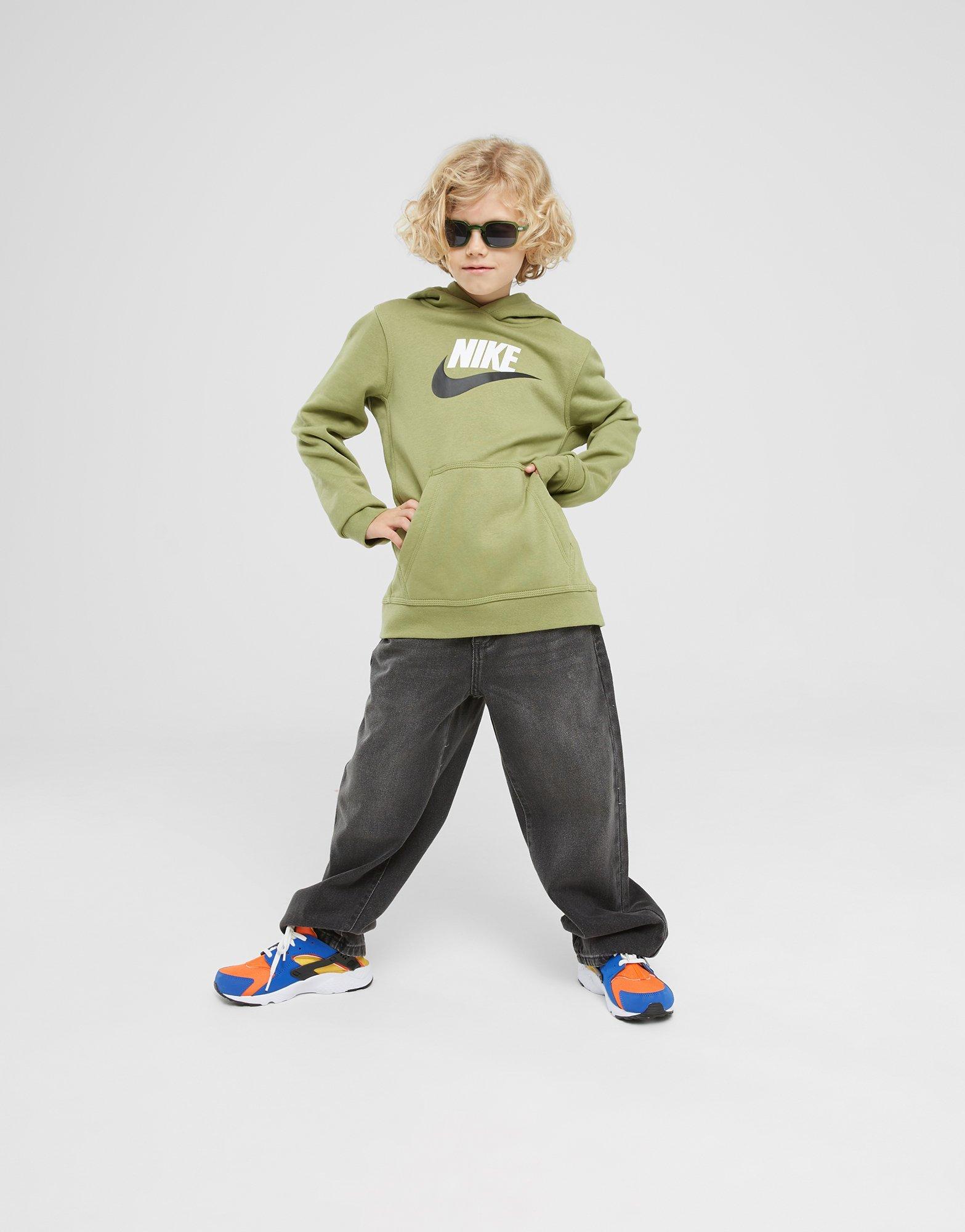 Детски суичър NIKE СУИТЧЪР С КАЧУЛКА SPORTSWEAR CLUB FLEECE BOY CJ7861-334 Зелен