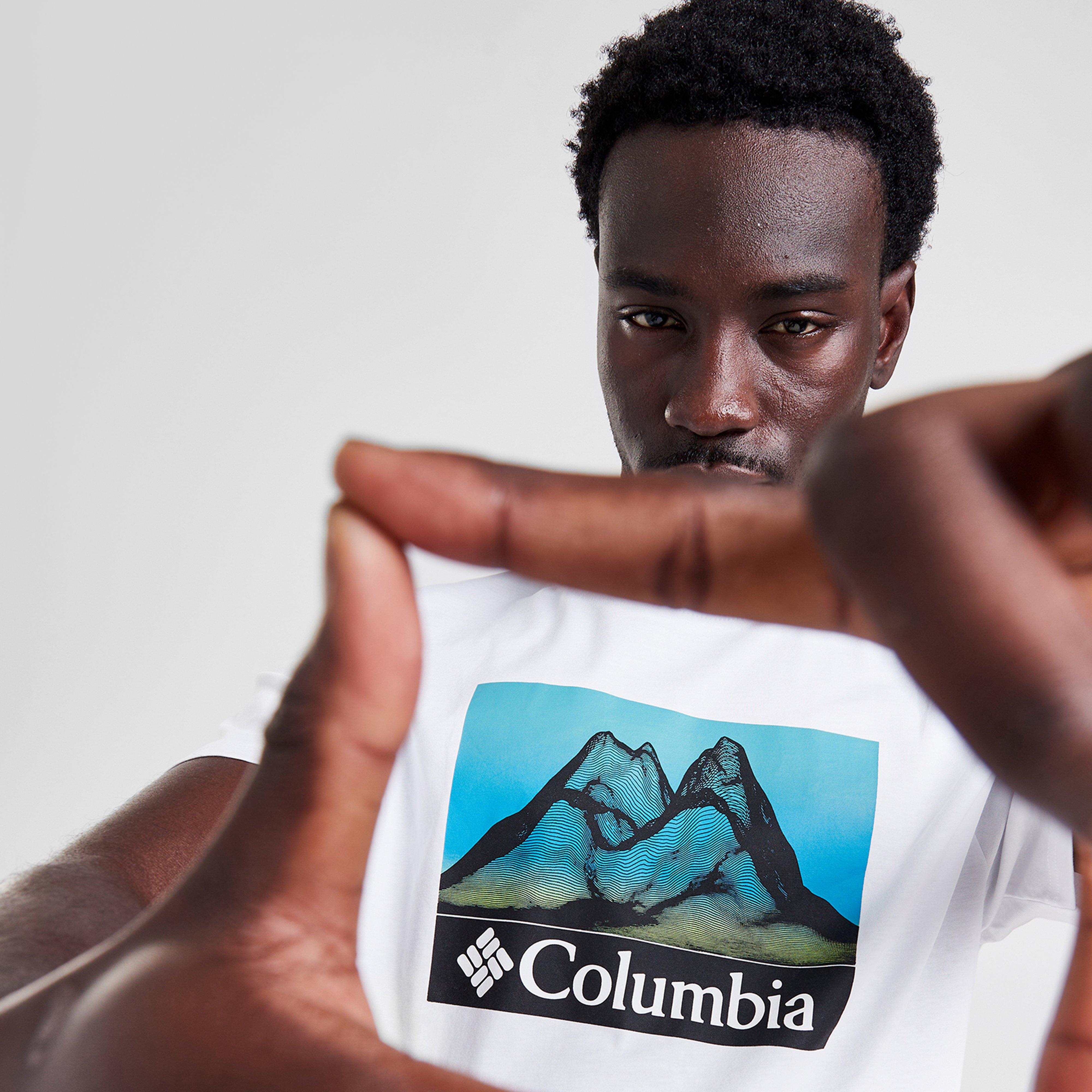 Tricou pentru bărbați COLUMBIA TRICOU SHALDON TEE WHT