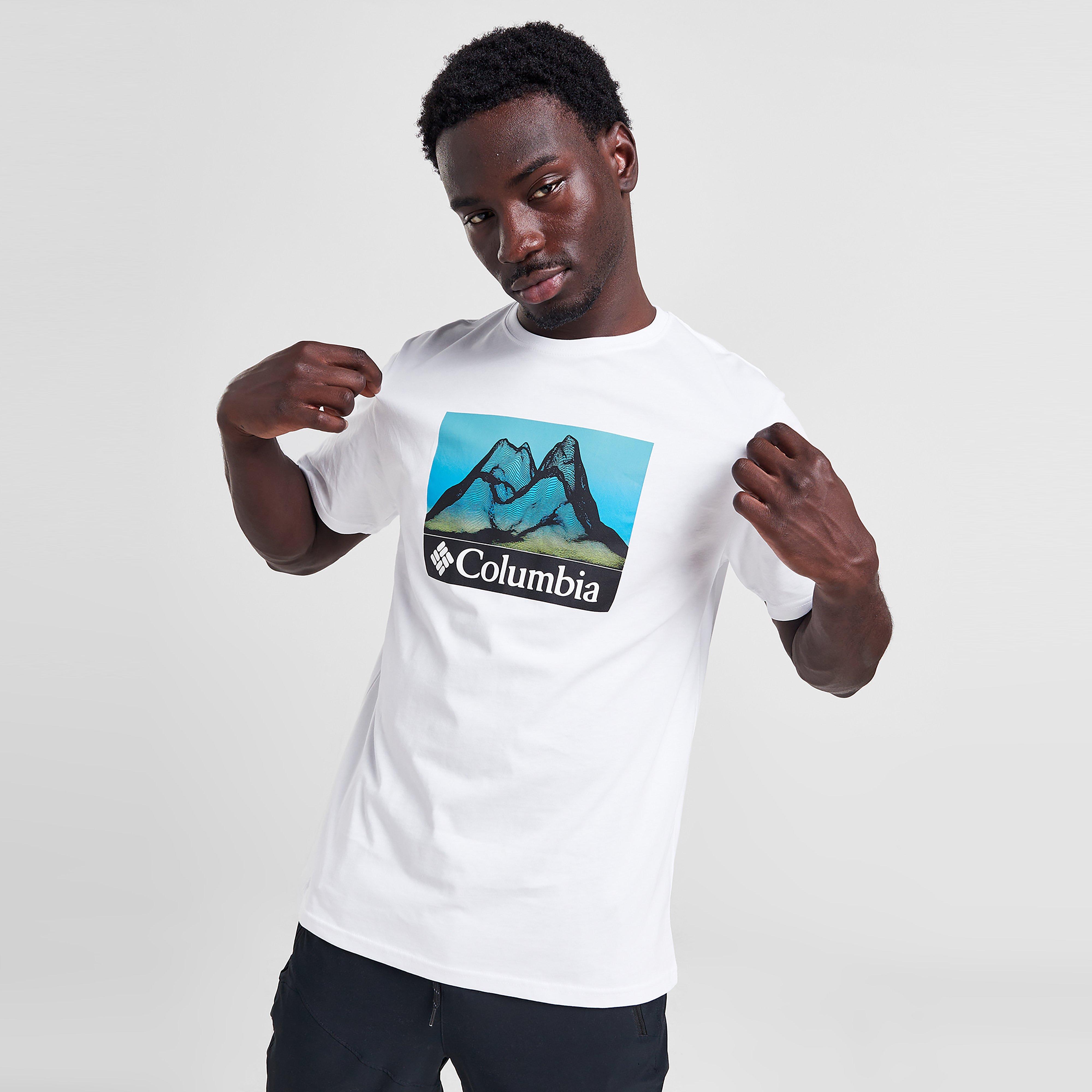 Tricou pentru bărbați COLUMBIA TRICOU SHALDON TEE WHT