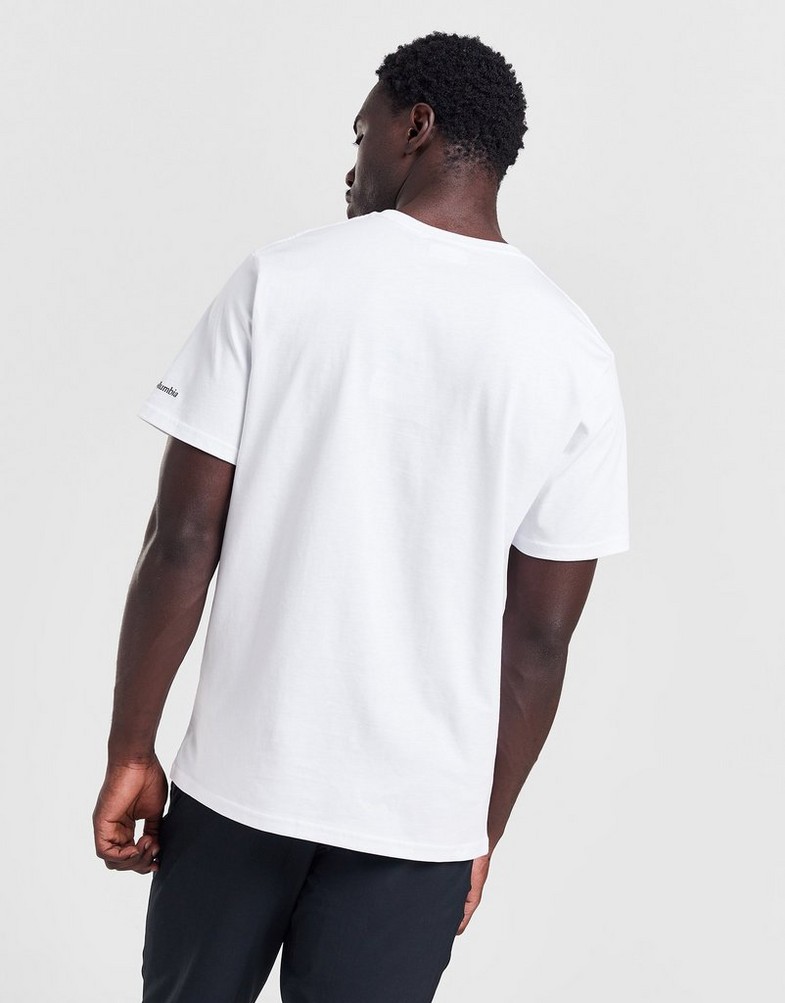 Чоловічі футболки COLUMBIA ФУТБОЛКА SHALDON TEE WHT CMATM10128010 Білий