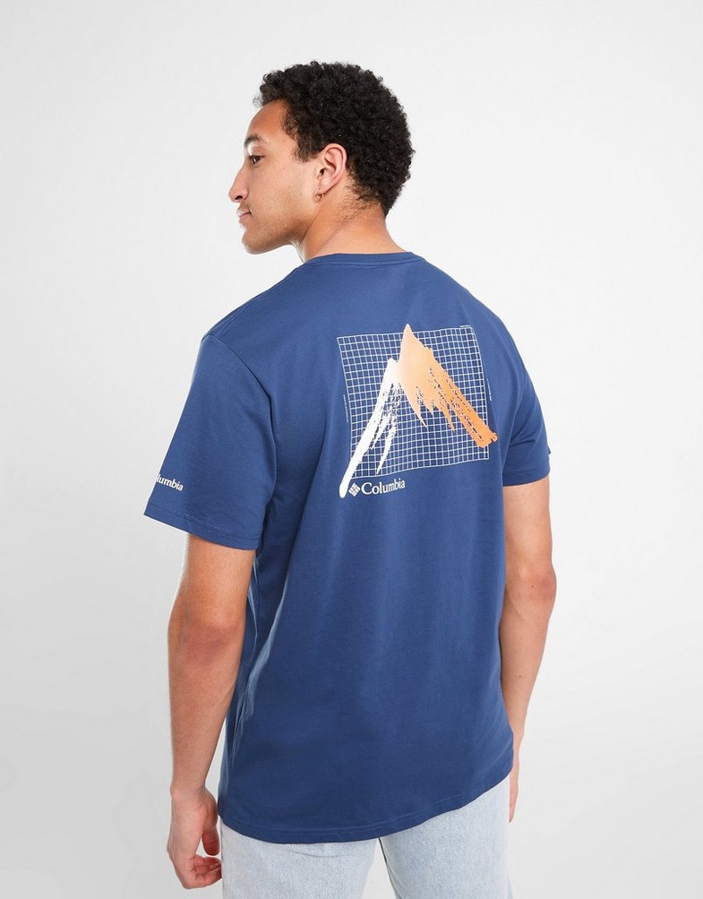 Мъжка тениска COLUMBIA ТЕНИСКА FELSPAR TEE SGS CMATM10133091 Тъмносин