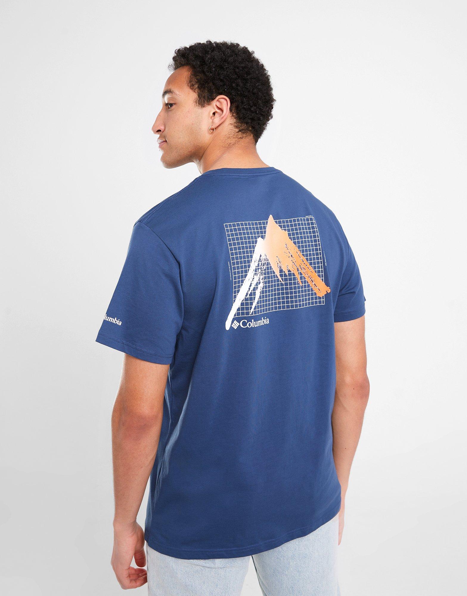 Чоловічі футболки COLUMBIA ФУТБОЛКА FELSPAR TEE SGS CMATM10133091 Темно-синій