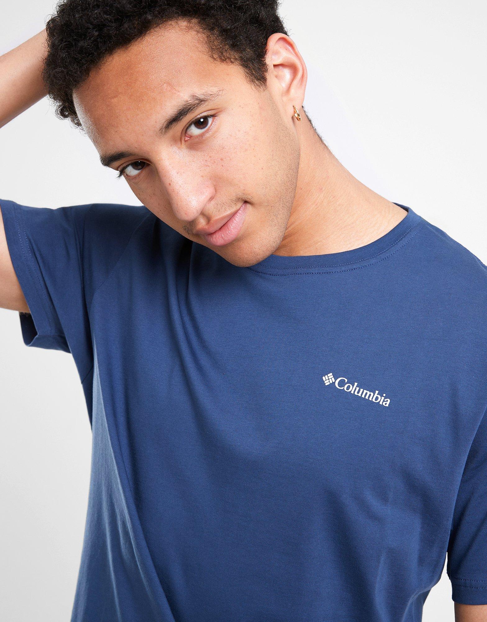 Чоловічі футболки COLUMBIA ФУТБОЛКА FELSPAR TEE SGS CMATM10133091 Темно-синій