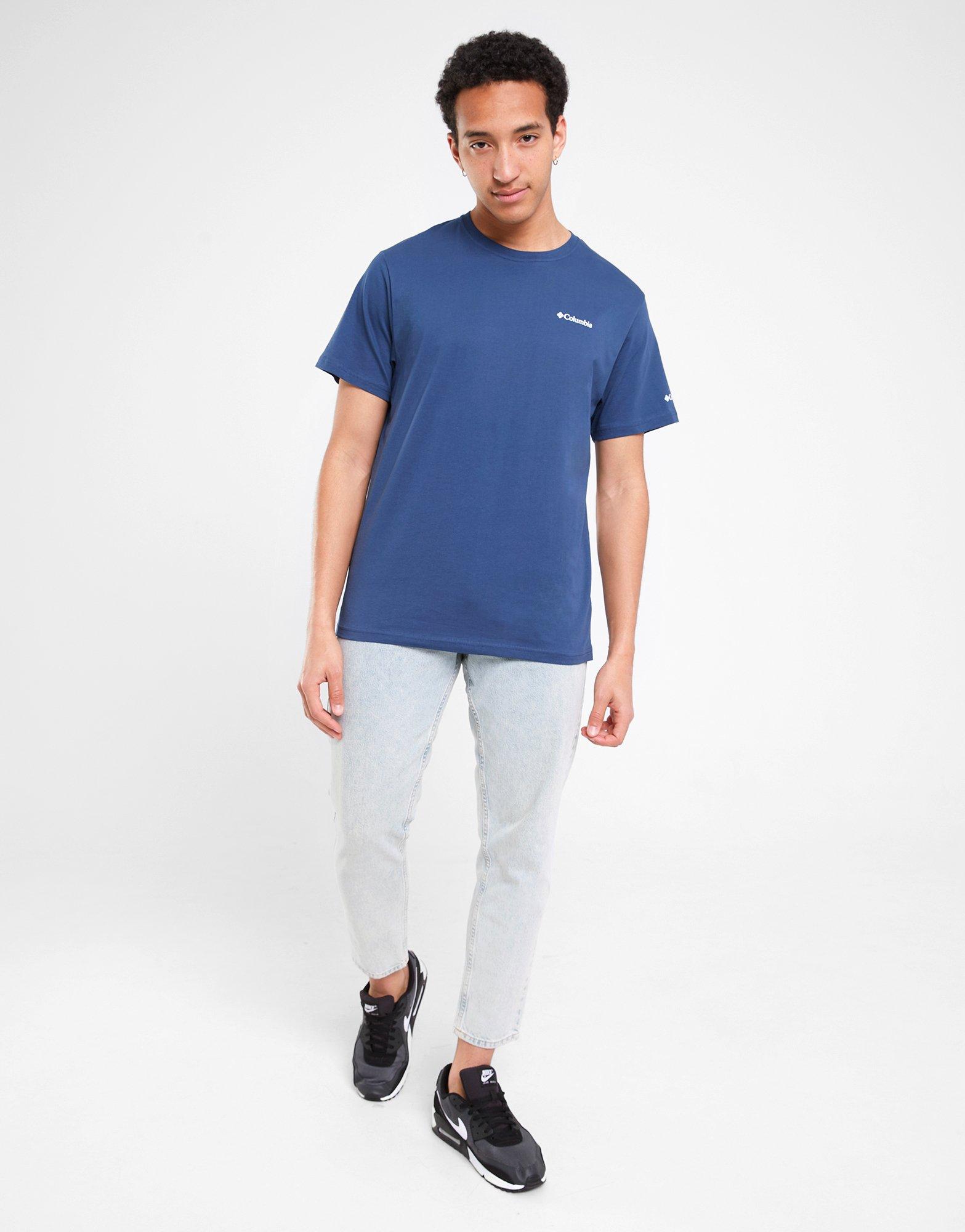 Чоловічі футболки COLUMBIA ФУТБОЛКА FELSPAR TEE SGS CMATM10133091 Темно-синій