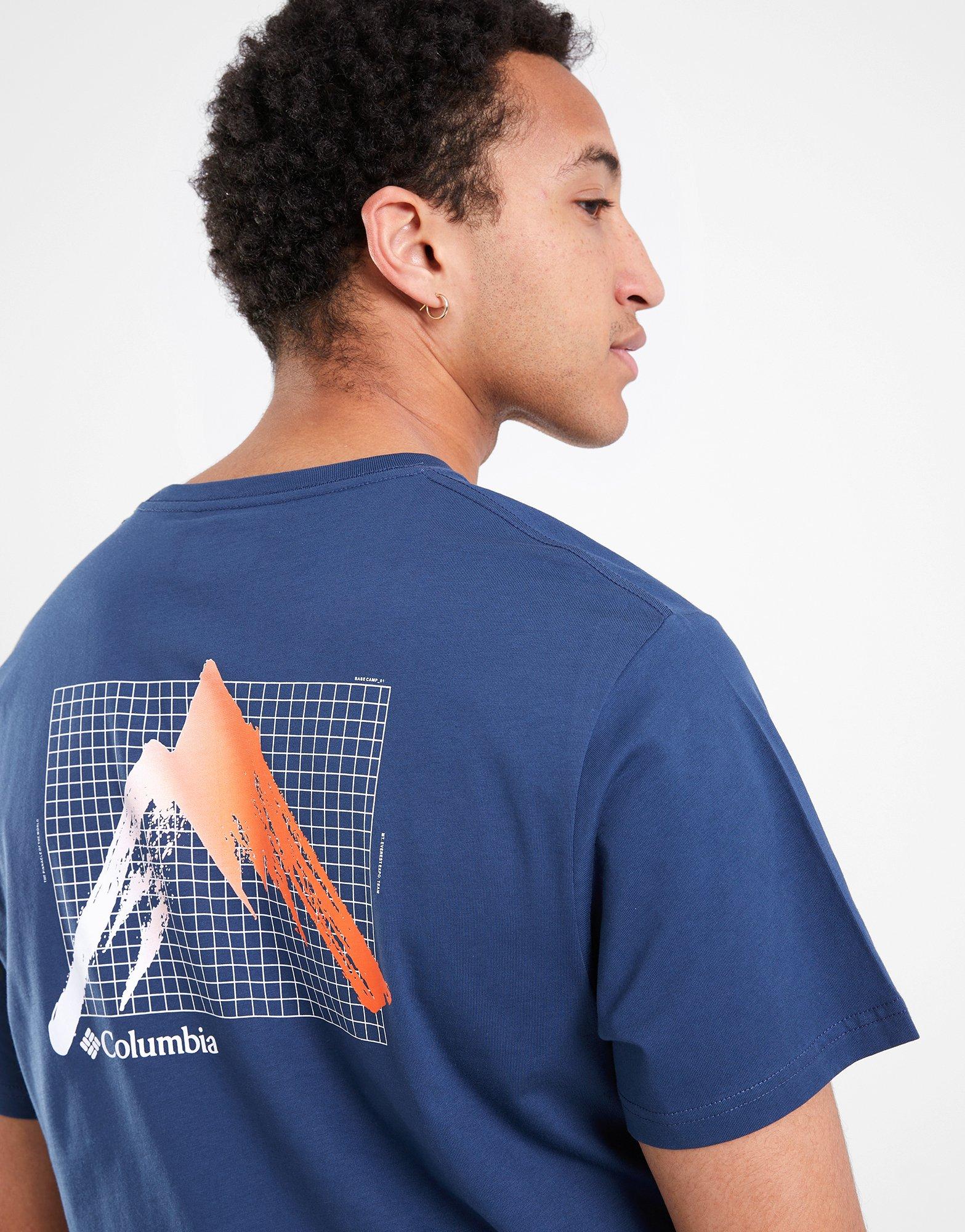 Чоловічі футболки COLUMBIA ФУТБОЛКА FELSPAR TEE SGS CMATM10133091 Темно-синій