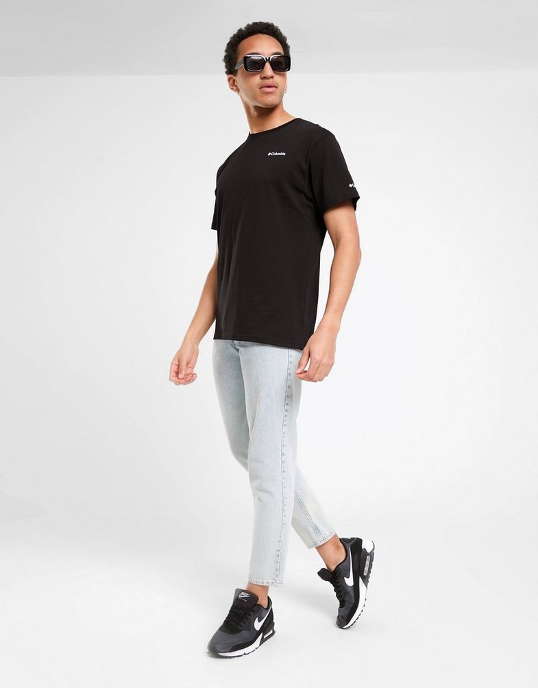 Чоловічі футболки COLUMBIA ФУТБОЛКА CARLIS TEE BLK CMATM10156007 Чорний