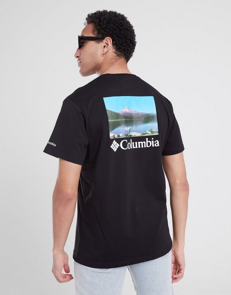 Koszulka, t-shirt męski COLUMBIA T-SHIRT CARLIS TEE BLK