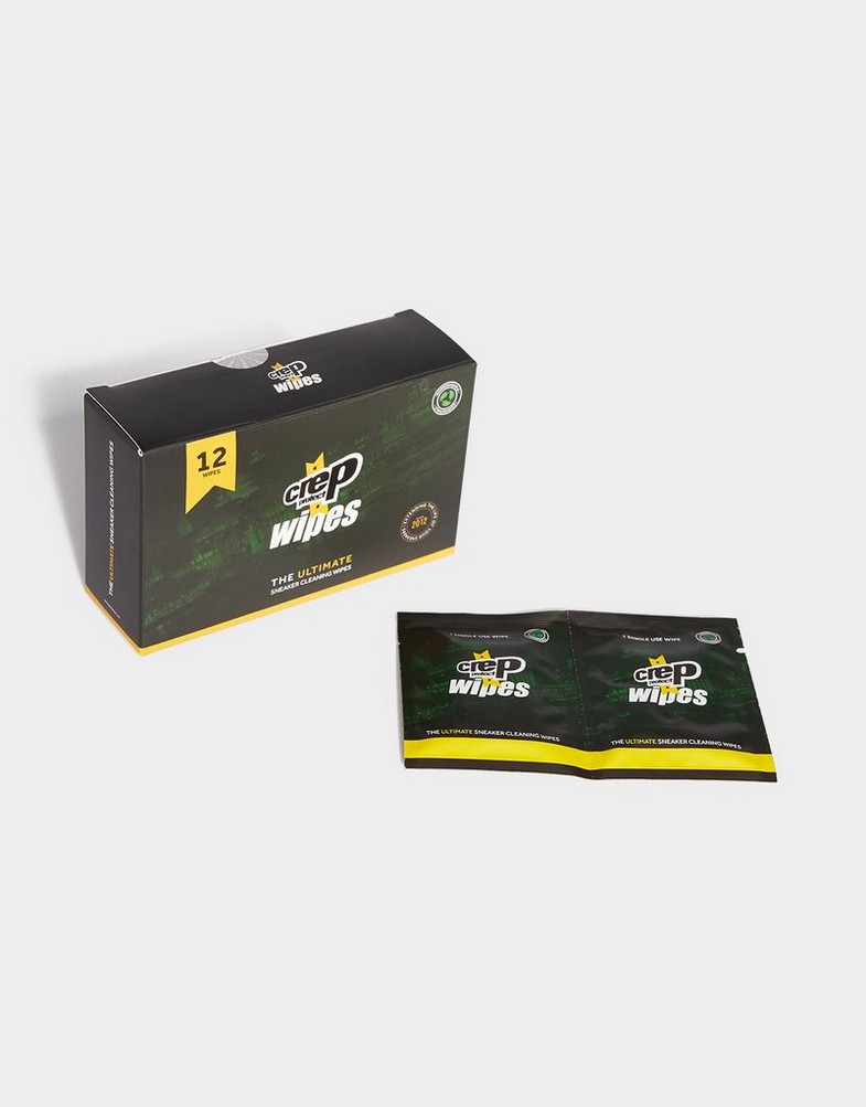 Női cipőápolás CREP TISZTÍTÓSZER WIPES (12-PACK) CP003N Fekete