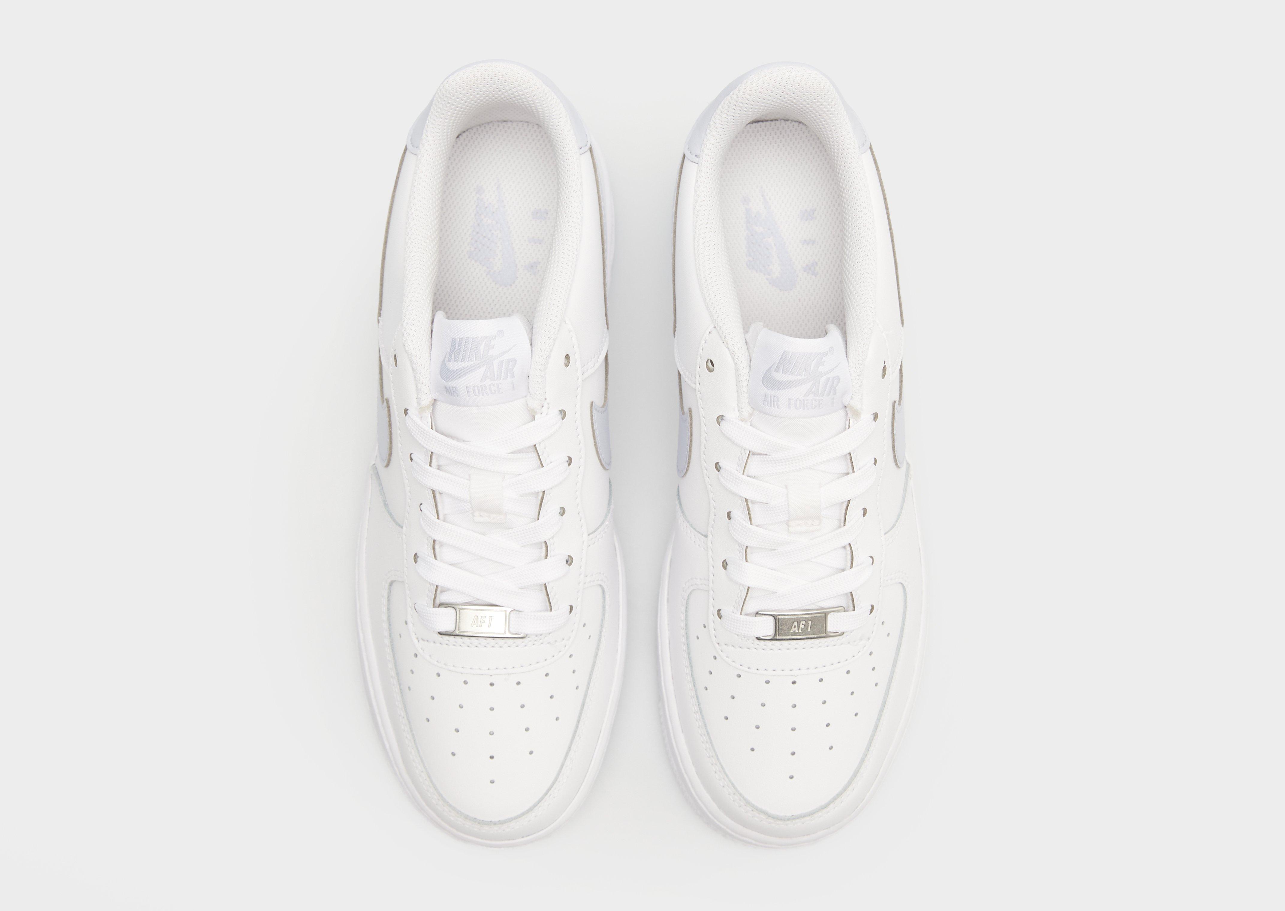 Buty sneakersy dla dzieci NIKE AIR FORCE 1 (GS) CT3839112 Biały