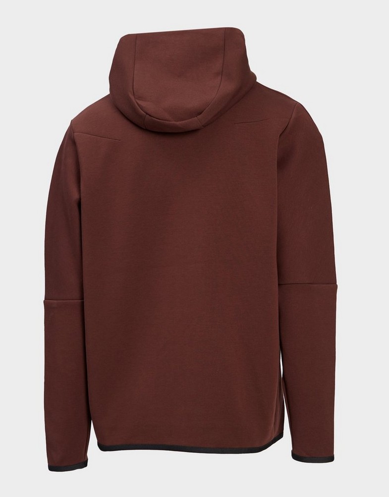 Férfi pulóverek NIKE PULÓVER KAPUCNIS SPORTSWEAR TECH FLEECE CU4489-227 Barna